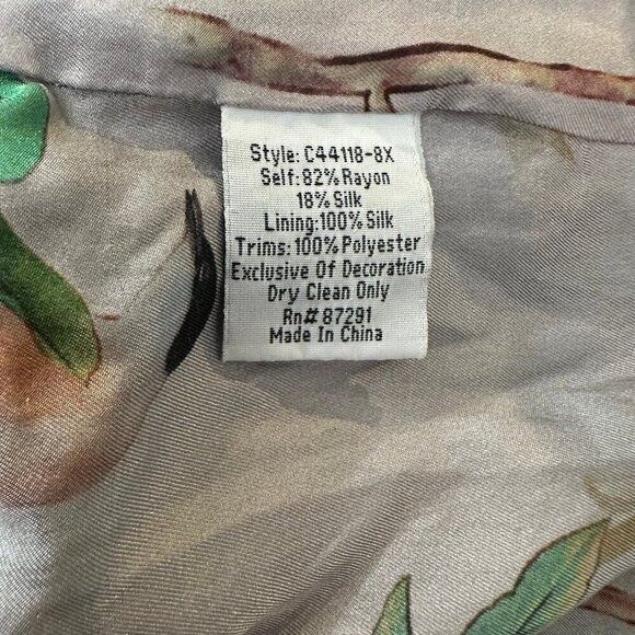 Johnny Was Vivian Velvet Bomber Jacket 100% silk velvet Size 1X Plus size - Picture 8 of 8